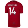 Maglia ufficiale Liverpool Henderson 14 Casa 2022-23 per Uomo